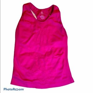 Clima Wear Women’s Bright Pink Yoga Workout Top size Large
